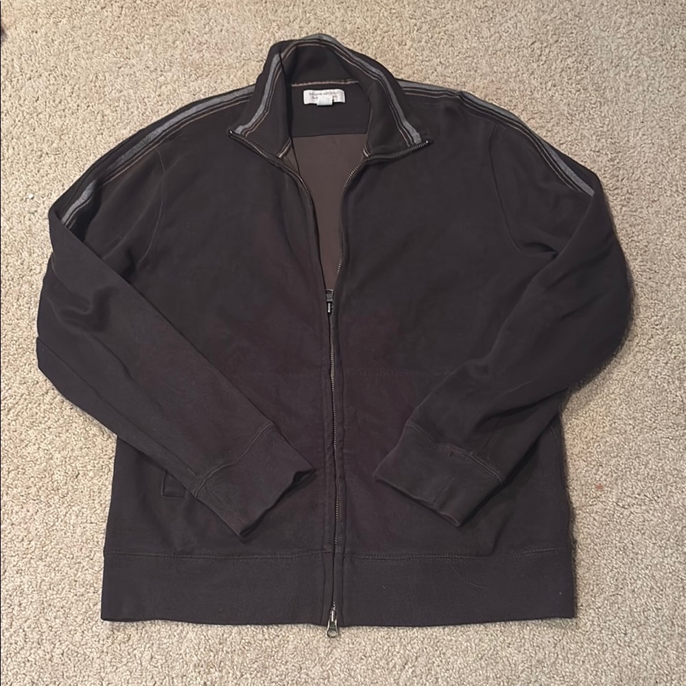 Banana Republic Brown Zip Up Sweater